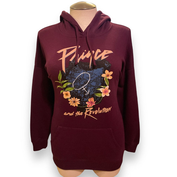 Torrid 3 (3X 22/24) Prince Purple Cozy‎ Fleece Pullover Hoodie Sweatshirt Rock - Picture 1 of 3